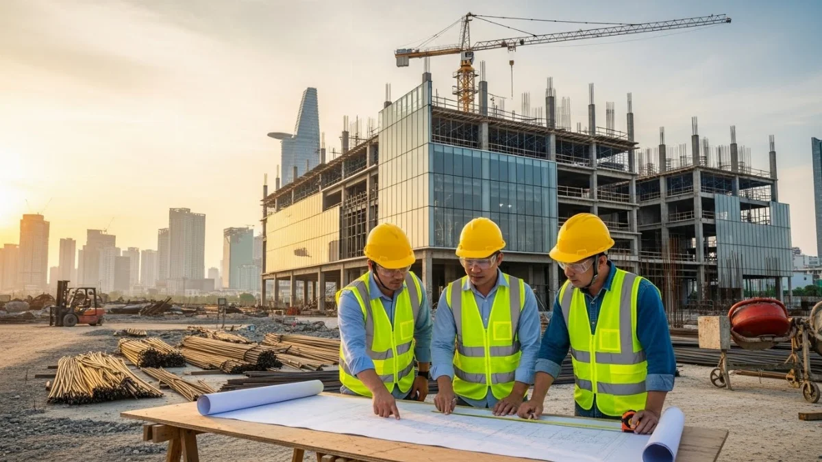 Bản vẽ thiết kế nhà xưởng đạt chuẩn, bước đầu trong thủ tục xin giấy phép.