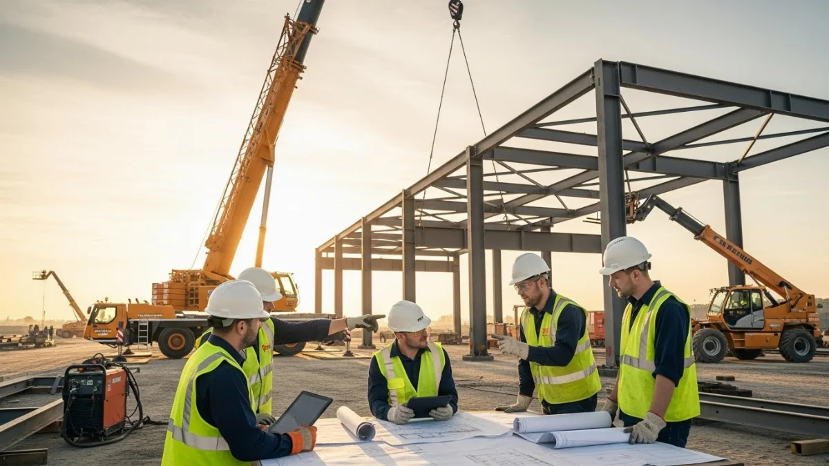 Gia công kết cấu thép công nghiệp đảm bảo chất lượng từng cấu kiện