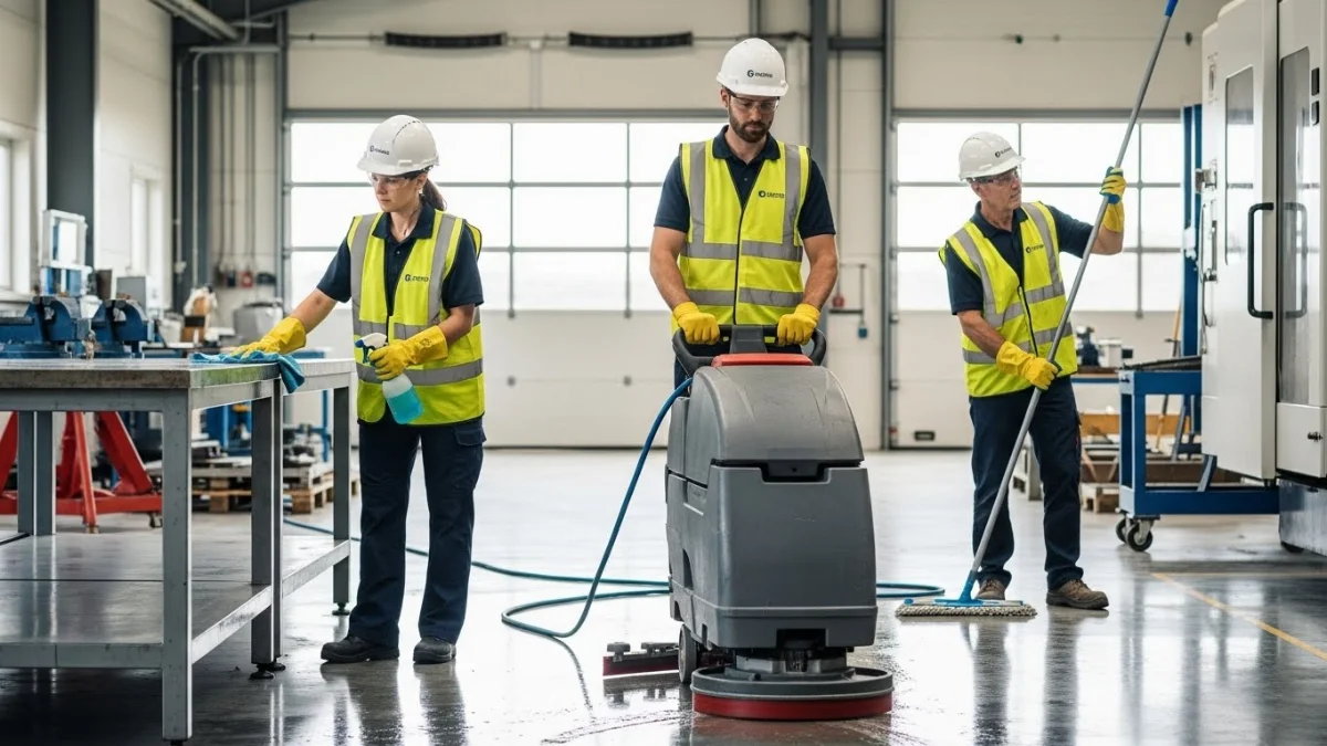 Dịch vụ vệ sinh công nghiệp nhà xưởng trọn gói