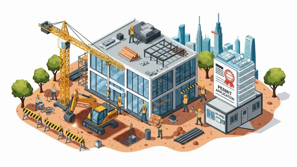 Thi công nhà xưởng, hoàn tất thủ tục xin cấp giấy phép xây dựng TPHCM.