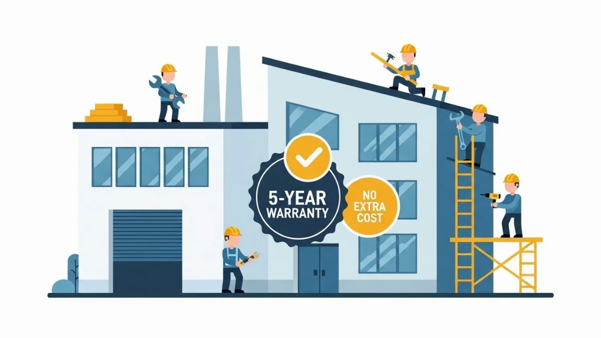 Thợ chống dột chuyên nghiệp đang xử lý mối nối mái tôn bị thấm