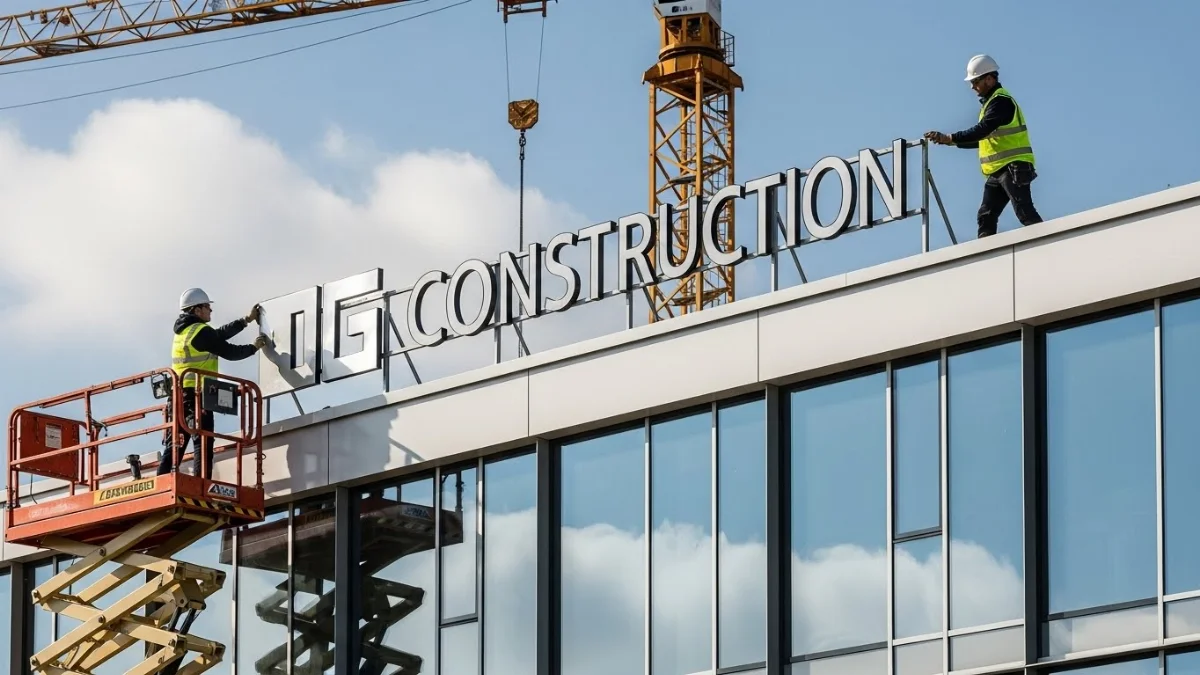 Làm biển hiệu công ty đẹp và chuyên nghiệp