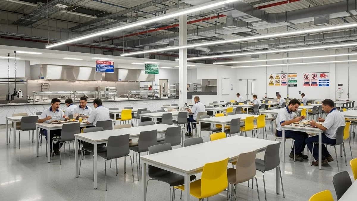 Nâng cấp cơ sở hạ tầng nhà ăn và khu vệ sinh đạt chuẩn an toàn lao động 2026