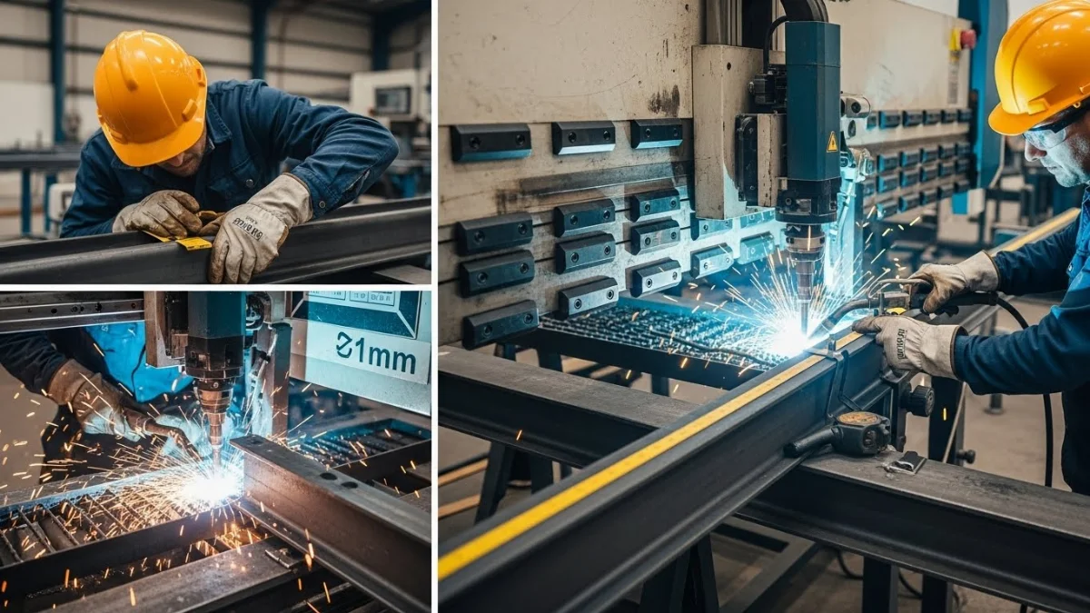 Công nghệ cắt thép hiện đại đạt độ chính xác cao