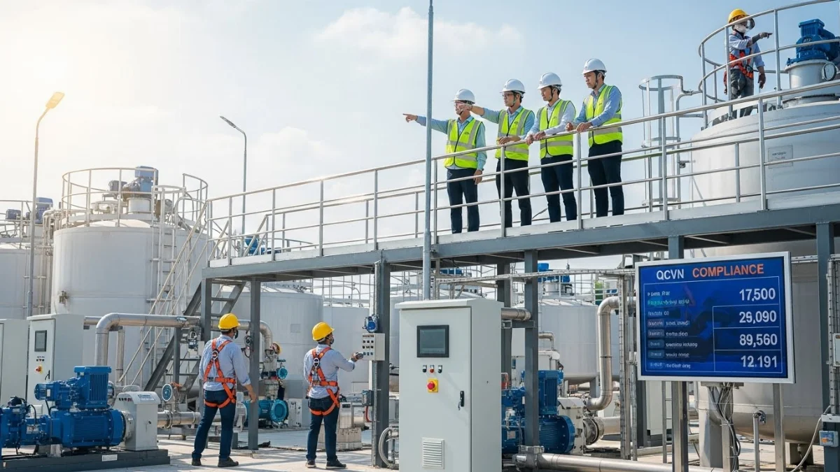 Hệ thống xử lý nước thải công nghiệp hiện đại đạt chuẩn môi trường