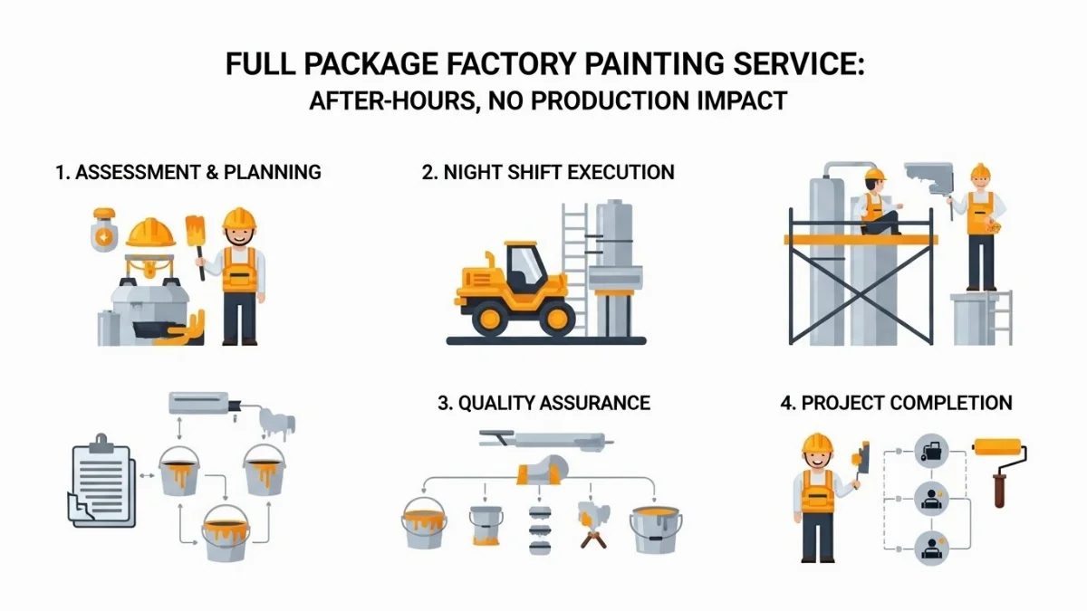 Công ty sơn nhà xưởng uy tín với giải pháp chống thấm hiệu quả