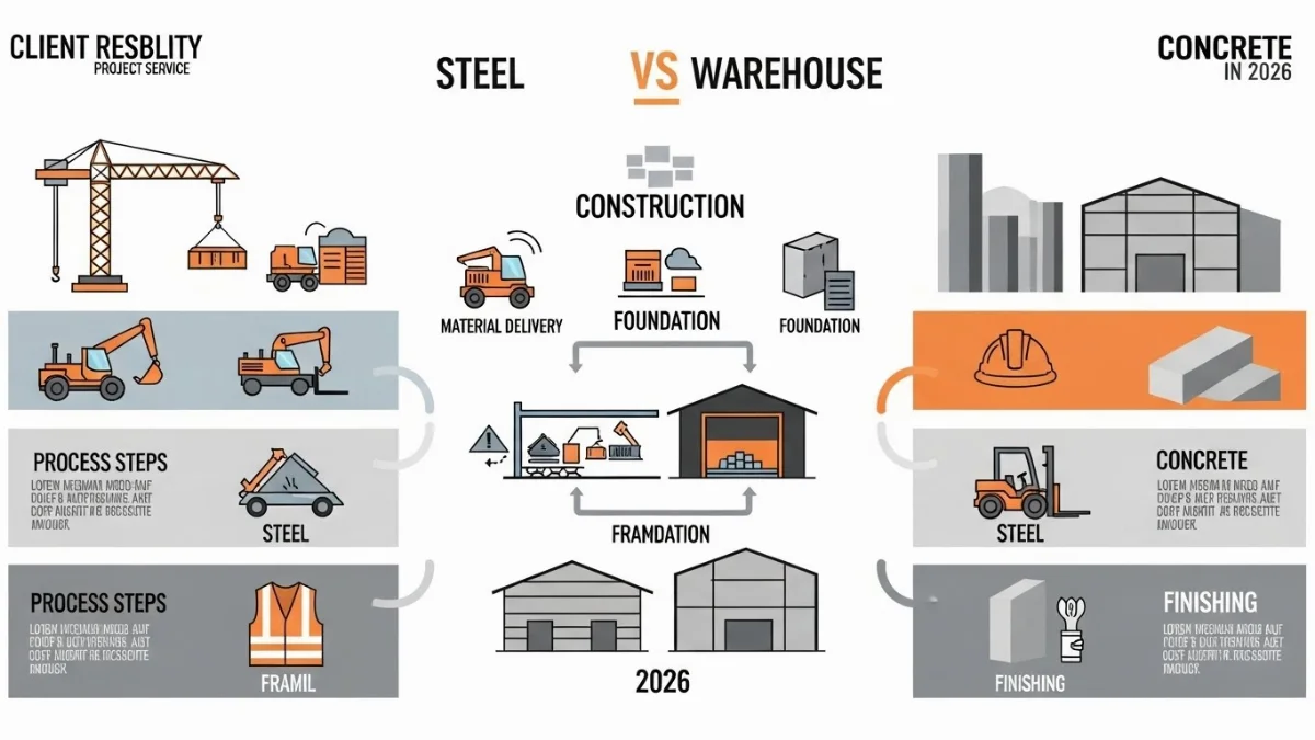 Bảng tóm tắt so sánh ưu nhược điểm khung thép và bê tông