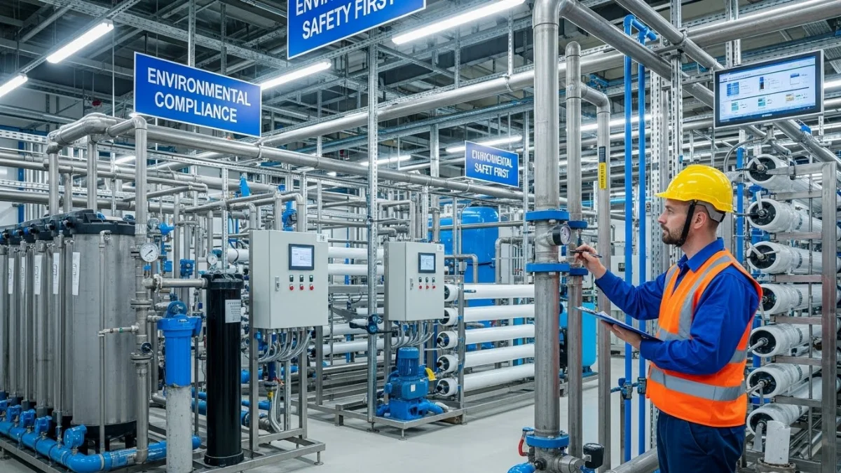 Quy trình thiết kế hệ thống cấp thoát nước nhà máy tiêu chuẩn