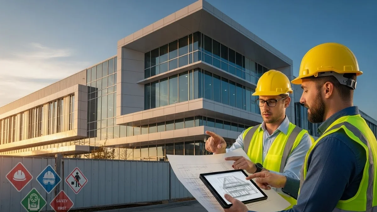 Thiết kế nhà xưởng hiện đại tối ưu không gian sản xuất.