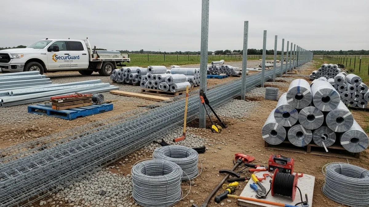 Lắp đặt hàng rào kẽm gai cho khu công nghiệp bền chắc