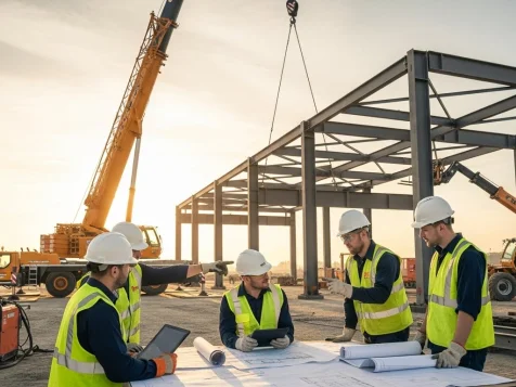 Gia công và lắp dựng kết cấu thép công nghiệp – Chính xác theo bản vẽ