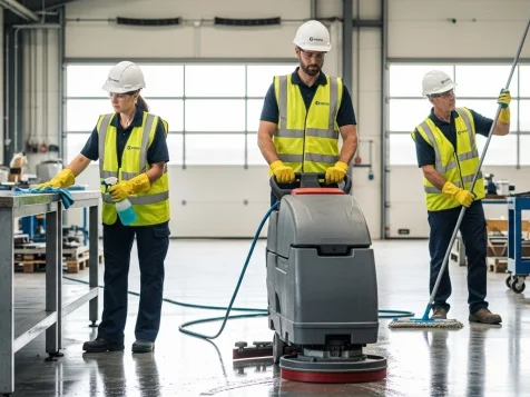 Vệ sinh công nghiệp nhà xưởng – Đội ngũ chuyên nghiệp, giá tốt