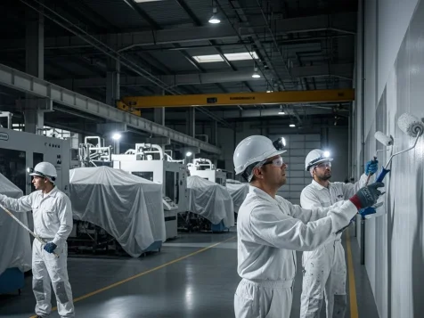 Sơn nhà xưởng trọn gói – Làm việc ngoài giờ, không ảnh hưởng sản xuất