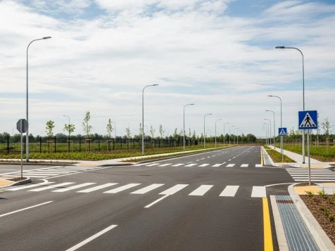 Xây dựng đường nội bộ khu công nghiệp – Chống ngập, chịu tải tốt