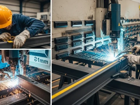 Cắt, hàn, uốn thép công nghiệp theo bản vẽ – Chính xác ±1mm