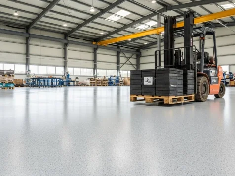 Sơn epoxy sàn nhà xưởng – Chống trơn, chịu tải 5 tấn, bảo hành 3 năm