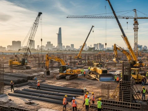 Thi công hạ tầng kỹ thuật khu công nghiệp trọn gói – TP HCM