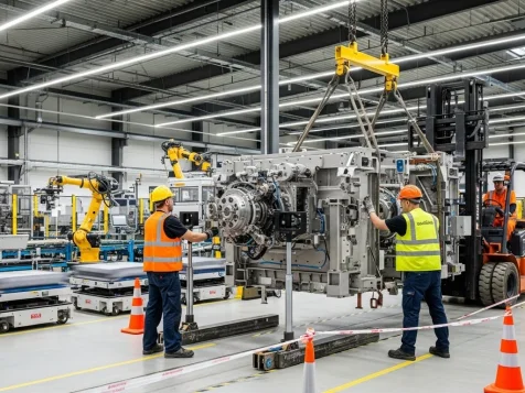 Dịch vụ di dời máy móc nhà xưởng – Không gián đoạn sản xuất