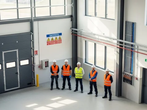 Hoàn thiện nhà xưởng trọn gói – Sơn, cửa, biển hiệu, điện nước