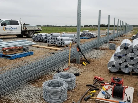 Lắp hàng rào kẽm gai khu công nghiệp – Chống trộm, bền 10 năm