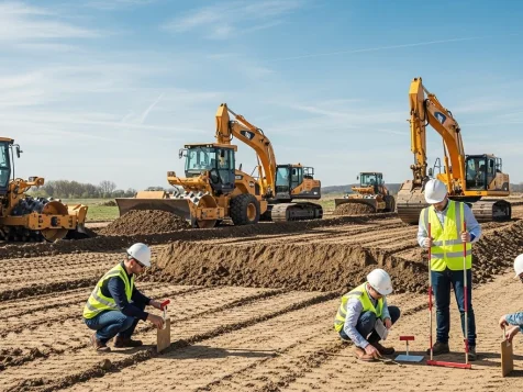 San lấp mặt bằng công nghiệp – Đảm bảo độ nén K95, báo giá nhanh